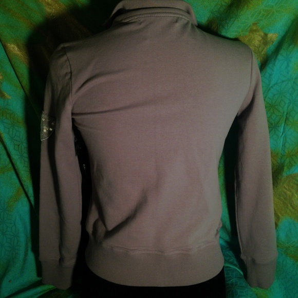 NWT BCBG SEQUINED HOODIE SM - Picture 4 of 8